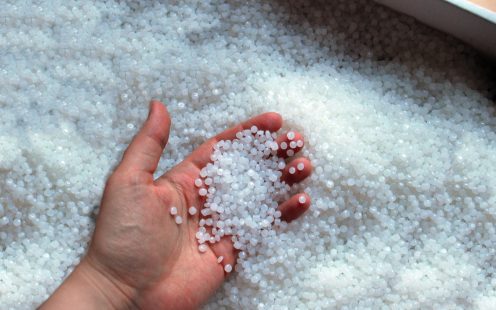 Plastic raw material